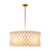 Kalco - 520056OL - Six Light Pendant - Flair - Oxidized Gold Leaf