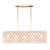 Kalco - 520061OL - Five Light Island Pendant - Flair - Oxidized Gold Leaf