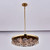 Kalco - 521555PWB - Five Light Pendant - HORTENSIA - Polished Winter Brass