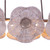 Poppy Five Light Island Pendant (522568PAB)