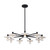 Kalco - 522671MB - Nine Light Pendant - Discus - Matte Black