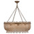 Kalco - 523456WB - Ten Light Pendant - Camellia - Winter Brass