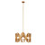 Kalco - 523858WGL - Eight Light Pendant - Botanica - Warm Gold