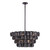 Kalco - 524655BN - Eight Light Pendant - UROKO - Black Nickel