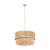 Kalco - 524855JT - Six Light Pendant - NATURALE - Jute