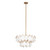 Kalco - 525145MG - Four Light Semi Flush Mount - MANTA - Modern Gold