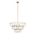 Kalco - 525155MG - Ten Light Pendant - MANTA - Modern Gold