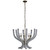 Kalco - 525955BCG/CLR - Eight Light Chandelier - CORAL - Brushed Champagne Gold