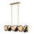 Kalco - 527261BGZ - LED Island Pendant - Onyx - Brushed Gold/Satin Bronze