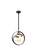 Kalco - 6017AC/PEARL - One Light Mini Pendant - Monaco - Antique Copper