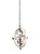 Kalco - 6590PSN - One Light Mini Pendant - Rothwell - Polished Satin Nickel