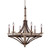 Kalco - 7046FG - Six Light Chandelier - Coronado - Florence Gold