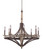 Kalco - 7049FG - Eight Light Chandelier - Coronado - Florence Gold