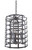 Kalco - 7403VI - Three Light Hanging Lantern - Townsend - Vintage Iron