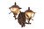 Kalco - 9162PD - Two Light Outdoor Wall Bracket - Ponderosa Outdoor - Ponderosa
