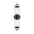 Alora - EW461102BKCB - Two Light Outdoor Wall Lantern - Lancaster - Clear Bubble Glass/Textured Black