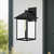 Larchmont One Light Exterior Wall Mount (EW552007BKCL)