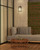 Brentwood One Light Exterior Wall Mount (EW652505BKCL)