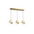 Alora - LP301003SG - LED Island Pendant - Globo - Satin Gold