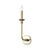 Alora - WV351501VB - One Light Bathroom Fixture - Peabody - Vintage Brass