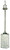 Framburg - 2046 PS - One Light Pendant - Princessa - Polished Silver