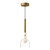 manufacturer_finish:Brushed Gold/Clear/Unspecified|manufacturer_glass:Clear Glass|blade_span:Unspecified|light_source:LED|light_output:1080.00lm|color_temperature:3000K|cri:90|voltage:120.00V|fan_control:Unspecified|crystal:Unspecified