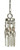 Framburg - 4718 SP/PN - One Light Pendant - Adele - Satin Pewter w/Polished Nickel