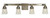 Framburg - 4774 SP/PN - Four Light Wall Sconce - Mercer - Satin Pewter with Polished Nickel