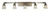 Framburg - 4775 SP/PN - Five Light Wall Sconce - Mercer - Satin Pewter w/Polished Nickel
