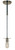 Framburg - 4890 PN/MBLACK - One Light Pendant - Juliette - Polished Nickel with Matte Black