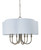 Framburg - 4990 PN - Six Light Chandelier - Desire - Polished Nickel