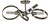 Framburg - 5060 PN - Four Light Flush / Semi-Flush Mount - Copernicus - Polished Nickel