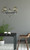 Calista Five Light Chandelier (5065 PN/MBLACK)