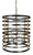 Framburg - 5098 MB/AB - Nine Light Foyer Chandelier - Pastoral - Mahogany Bronze with Antique Brass Accents