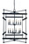 Framburg - 5278 MBLACK - 12 Light Foyer Chandelier - Rustic Chic - Matte Black