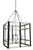 Framburg - 5349 SP/MBLACK - Nine Light Foyer Chandelier - Metro Artisan - Satin Pewter/Matte Black