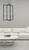 Minimalist Elegant Eight Light Foyer Chandelier (5368 PN/MBLACK)