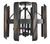 Framburg - 5372 MBLACK - Four Light Flush / Semi-Flush Mount - Modern Farmhouse - Matte Black