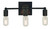 Framburg - 5403 MBLACK - Three Light Wall Sconce - Modern Farmhouse - Matte Black