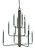 Framburg - 5412 MBLACK - 12 Light Foyer Chandelier - Loft - Matte Black
