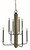 Framburg - 5418 MBLACK - Eight Light Foyer Chandelier - Loft - Matte Black