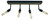 Loft Four Light Wall Sconce (5439 MBLACK)