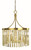 Framburg - 5755 BR - Six Light Chandelier - Holly - Brushed Brass