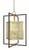 Framburg - 5775 BR/MBLACK - Five Light Chandelier - Avery - Brushed Brass/Matte Black