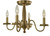 Framburg - 5782 BR - Four Light Semi-Flush Mount - Matera - Brushed Brass