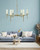 Emily Six Light Chandelier (5880 BR)