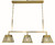 Framburg - 5899 BR - Three Light Island Chandelier - Avery - Brushed Brass