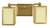Framburg - 5907 BR - Two Light Wall Sconce - Asher - Brushed Brass