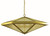 Framburg - 5914 BR - Six Light Chandelier - Nova - Brushed Brass