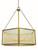 Framburg - 5916 BR - Six Light Chandelier - Mila - Brushed Brass